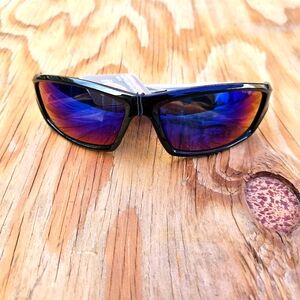 Khan Stylish Black and Blue Sunglasses
